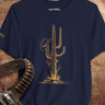 Navy Cowboy Coathanger cactus graphic T-shirt by High Country Standard