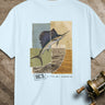 Chambray Marlin Patch Collage fishing graphic T-shirt by High Country Standard